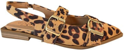 Bridge 26157752 Slingbacks Luipaardprint Textiel Dames - Luipaard - 40