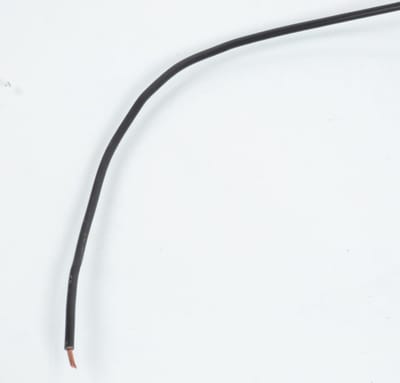 Fil électrique noir multibrin 7/10 0.50mm² x 1m pour faisceau auto moto cyclo