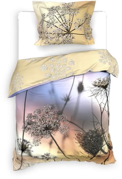 Heckettlane Dekbedovertrek Faith - Eenpersoons - Dekbedovertrek van 100% Katoen-Satijn - 140x200-220 cm - Multi