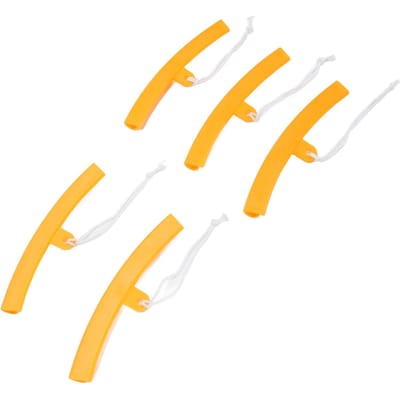 5 Stuks Wiel Verwisselen Velgbeschermer Effectieve Demping Schokbestendig 20cm Band Verwisselen Randbeschermer orange