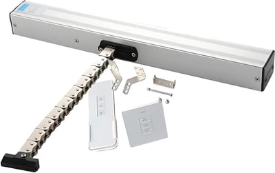 Elektrische Raamopener - Automatische Raamopener Keten - Ventilatie Regelen - Afstandsbediening Inclusief - 300mm tot 1000mm - Zilver