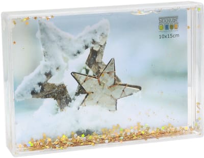 Deknudt Frames fotolijst S66FD9 - transparant - sterretjes - 10x15 cm