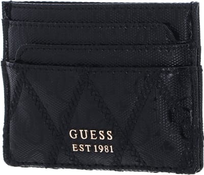 GUESS Kaarthouder Adi SLG Card Holder Black Zwart