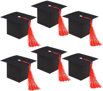 Dailygoods- Candy Box 30 Stuks - Geschenkdoos - Afstuderen - Graduatie Cap - Party Favors - Decoraties