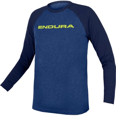 Endura One Clan Raglan Trui Met Lange Mouwen Blauw 7-8 Years Jongens,Meisjes