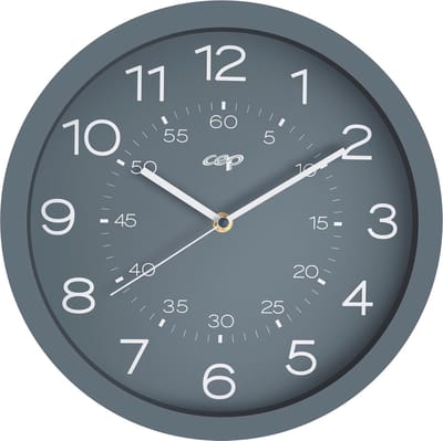 Wandklok CEP Mineral 30cm grijs