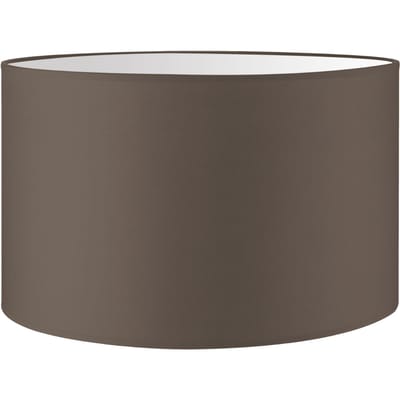 Home Sweet Home Lampenkap Bling cilinder - van stof - taupe - Moderne stoffen Lampenkap - 35/35/21cm - E27 lamphouder - voor vloerlamp, tafellamp,
