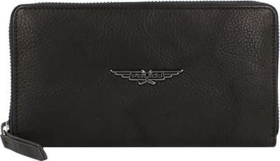Police PT150-10369 Leren portemonnee 20 cm - Dames - Horizontaal - black