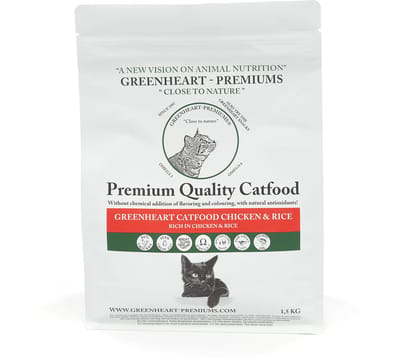 Greenheart kattenvoer Kip 10 kg - Kat