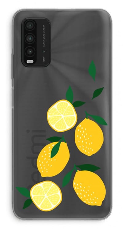Case Company® - Hoesje geschikt voor Xiaomi Redmi 9T hoesje - You're my lemon - Soft Cover Telefoonhoesje - Bescherming aan alle Kanten en Schermrand