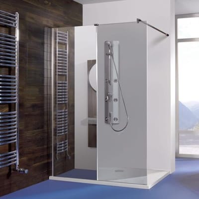 Breuer Entra Walk-In side panel SW-alone and vertically divided special size 0887.005.001.099