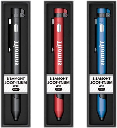 Multitool Pen - Pen met Gereedschap - Dagelijkse Taken - 7-in-1 Functionaliteit - Compact en Licht - Rood Blauw Zwart