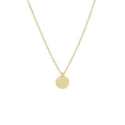Geelgouden Collier rondje 1 4022521
