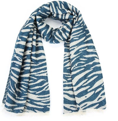 Bijoutheek Sjaal (Fashion) zebra (80x180cm) Groen