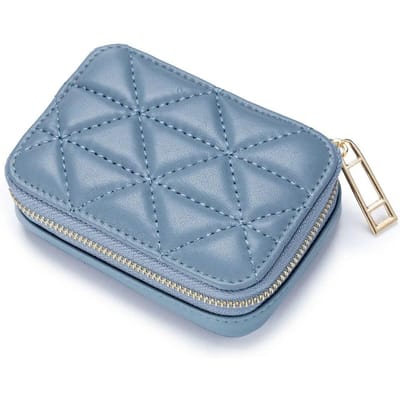 Echte leren damesspiegel cosmetische tas make-uptas reis kleine opbergdoos lippenstift organizer case mode mini portemonnee