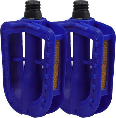Kinderfiets Pedalen - Rubberen Trappers - Veilig Fietsen - Verbeterde Grip - 107 cm - Blauw