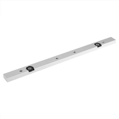Dailygoods- Miter Gauge - 300mm Aluminium Legering - Verstelbare Roestvrij Stalen Loper - Universele Bevestigingsgaten - Duurzaam - Voor Tafelzaag Jigs - Zaaggeleider