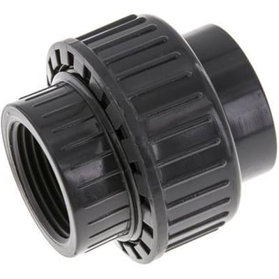 PVC Rechte Lijmmof 32mm x Binnendraad Rp 1'' FKM