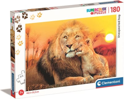 Clementoni - Puzzel - 180 Stukjes - Fotografie van Puppies - Kinderpuzzel - Vanaf 7 Jaar