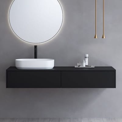 Megabad Profi Collection Art washbasin console 150 cm with 2 drawers 21MF1004150I