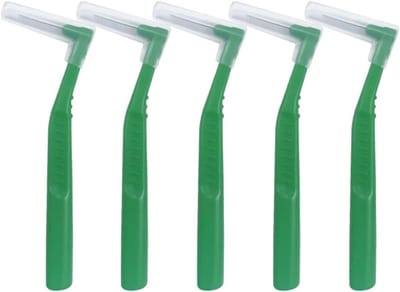 Interdentale borstels - Tandenstokers - Mondhygiëne verbeteren - L-vormige reiniging - 5 stuks - Niet gespecificeerd