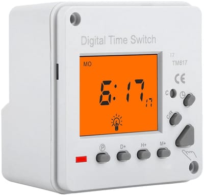 aladdien - Slimme Digitale Timer Schakelaar met Achtergrondverlichting voor Huishoudelijke Apparaten - 220V