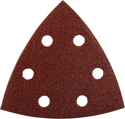 Makita Deltoid schuurpapier, 94 mm, K180, 10 st. K180 - 94 x 94 x 94 mm - rood - 10 stuks - hout / hardhout / spaanplaat