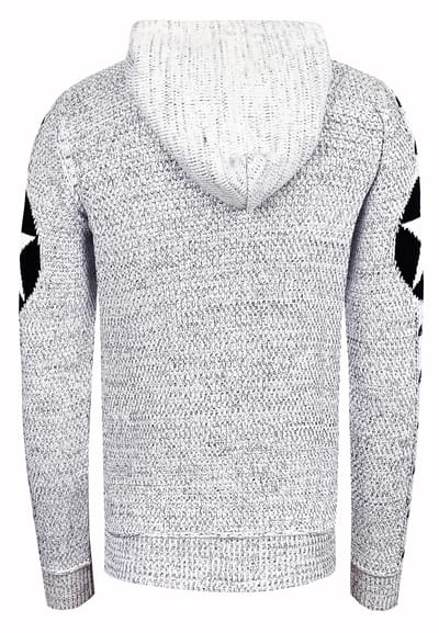 Grof gebreide hoodie