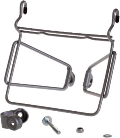 Drager steco mand-mee ano look met over sized klem 254mm - ZILVER