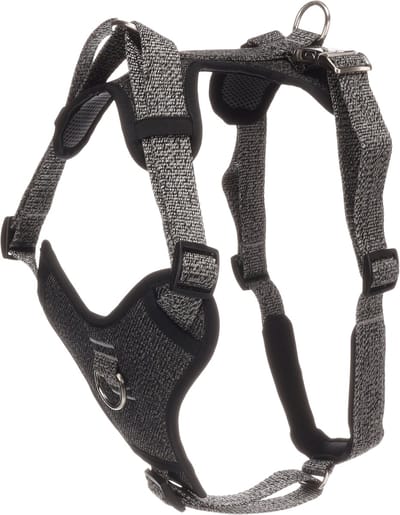 Flamingo - Hond Harnas Mago Donkergrijs XL 53-86cm 65-105cm 25mm