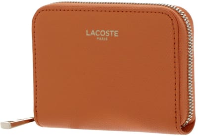 LACOSTE Leren portemonnee Champs-Élysées Zip Coin Wallet Blossom abrikoos
