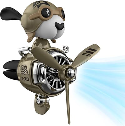 Auto Luchtverfrisser - Hond Piloot - Auto Interieur Decoratie - Kop Schuddend Design - 11 x 11 x 11 cm