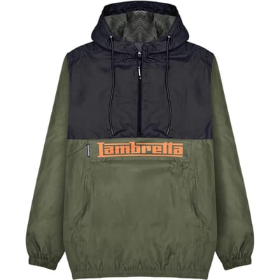 Lambretta Unisex Volwassen OTH Scooterjas (Khaki/Zwart)