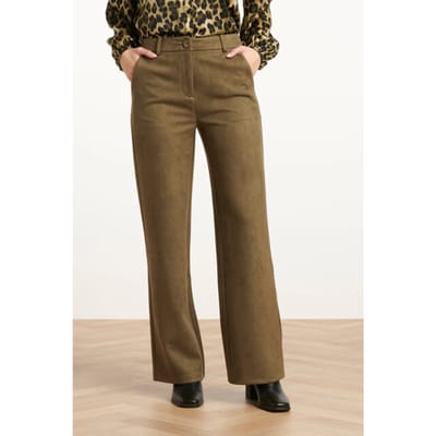Smashed Lemon Damessuède broek |