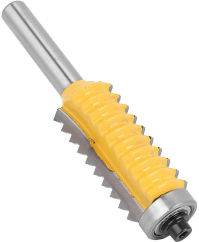 Houtbewerkingsfreesrail voor Freesset - Omkeerbaar Stile-frees - Vingerlijmverbinding - Anti-reverse Ontwerp - 8 Schachten - Penmes met meerdere tanden 8X41
