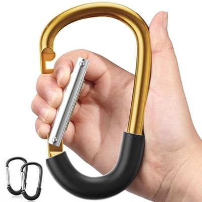 Grote Kinderwagenhaken voor Tassen - Universele Kinderwagenclips en Haken voor Zware Belastingen - Onmisbare Kinderwagenaccessoires voor Mama