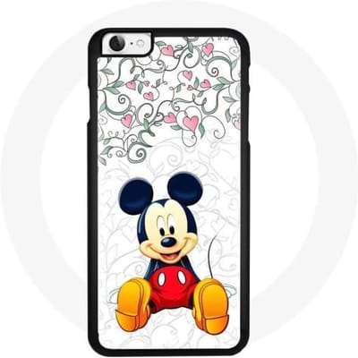 Coque - Maniacase - iPhone 4 - Mickey Mouse - Souple - Protection et décoration noir
