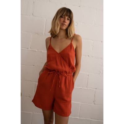 TWOTHIRDS Rabida - Chilli Größe: L | Playsuits Outlet | Damen