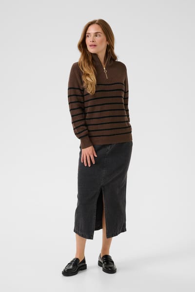 Pullover KAlioa Pullover Loose fit black brown