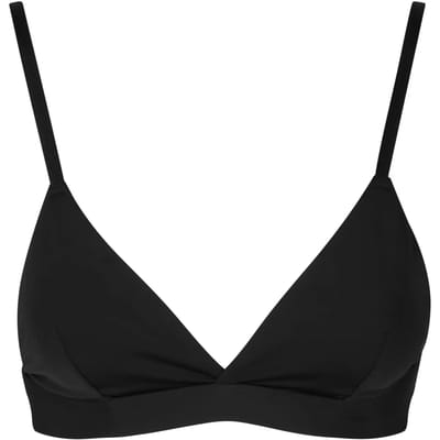 Urban Classics - Basic unpadded 2-Pack BH - XS - Zwart/Zwart