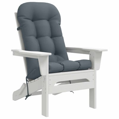 vidaXL Zon Loungerkussen PUTTEN 100% Polyester Blauw 48 x 112 x 10 cm