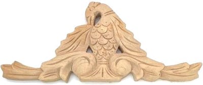 Houten Vogel meubelornament 280x110mm
