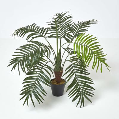 Homescapes Kunstboom Groen 'Mini Kunstpalm', 70 cm