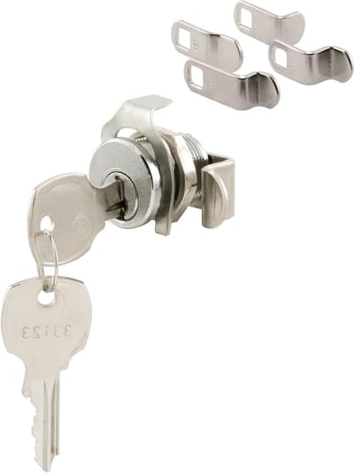 Brievenbusslot - Postkast slot - Veilig afsluiten - 90 graden rotatie - 15/16 inch bereik - Nikkel