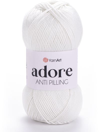 YarnArt Adore – Anti-Pilling Acryl Garen – Zacht & Kleurvast – Ideaal voor Kleding en Babyprojecten - Kleur 357