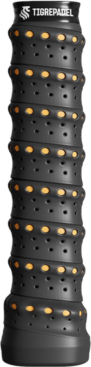 TigrePadel - Overgrip - Grip -Padel grips - Griptape - Contour Max - Padel - Overgrip tennis - Overgrip padel - Zwart - 2 stuks