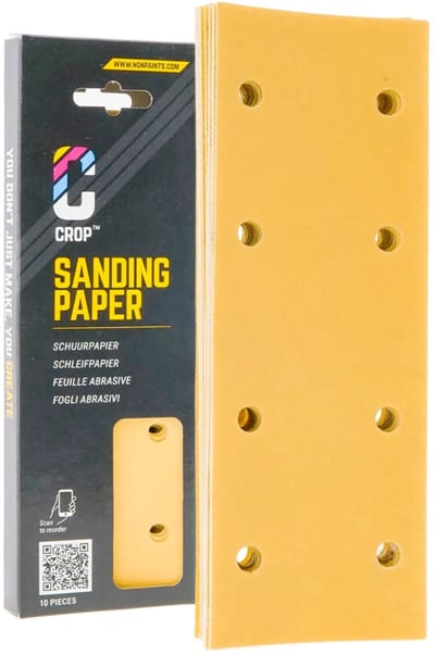 CROP GoldX Schuurstroken korrel 80 - 70x198mm - 10 stuks