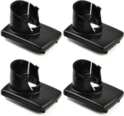 Batterij Plastic Case - Top Shell Behuizing - Batterij Reparatie - Duurzaam Materiaal - 4 Stuks - Zwart