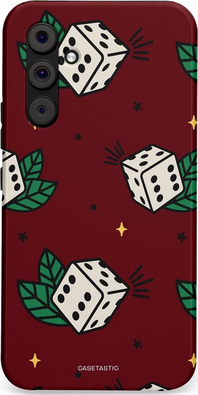 Casetastic Hoesje Geschikt voor Samsung A54 (5G) - Stijlvolle Beschermende Duo-layer Case - Casino zes