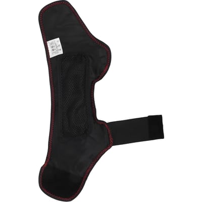Verwarmde Enkelbrace Wraps Pijnverlichting Warme Therapie Voetband voor Plantar Fasciitis Achilles black
